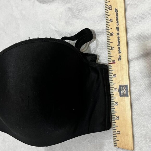 Sweet Nothings Black Strapless Underwire Full Coverage Bra Women’s 42DD - Picture 6 of 9